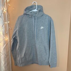 Nike Men's Heather Gray Hoodie